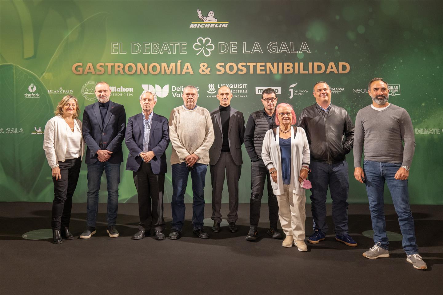 Participantes del debate sobre gastronomía y sostenibilidad